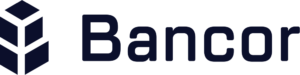 Logo kryptowaluty Bancor - najbardziej reklamowanego ICO roku 2017. Zebrało ponad sto milionów dolarów.